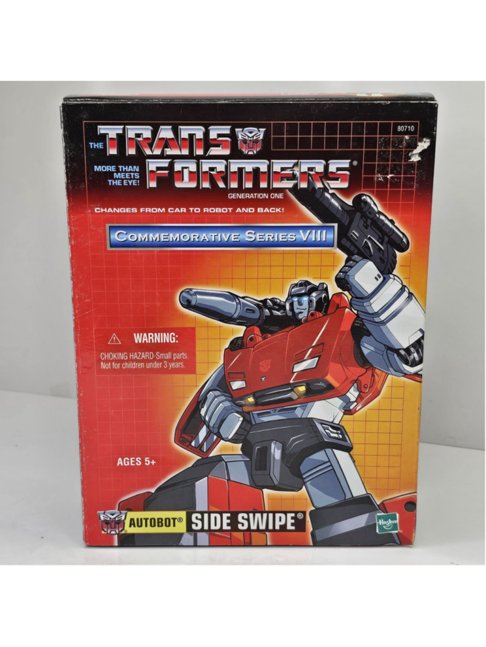 SEALED Transformers Commemorative Series VIII Autobot Side Swipe Box Wear